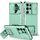 Per Samsung Galaxy S25 Ultra 5G Custodia per telefono con supporto stereoscopico scorrevole Camshield (verde chiaro)