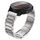 Per Garmin 22mm cinturino per orologio in lega di titanio a tre perle con fibbia a pressione in metallo a sgancio rapido (argento) Per Garmin 22mm cinturino per orologio in lega di titanio a tre perle con fibbia a pressione in metallo a sgancio rapido (argento)