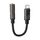 Convertitore audio digitale Borofone BV23 da 15 cm tipo C a 3,5 mm Dignity (nero) Convertitore audio digitale Borofone BV23 da 15 cm tipo C a 3,5 mm Dignity (nero)