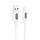 Borofone BX114 Structure Cavo dati di ricarica USB 2.4A a 8 pin, lunghezza: 1 m (bianco) Borofone BX114 Structure Cavo dati di ricarica USB 2.4A a 8 pin, lunghezza: 1 m (bianco)