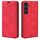 Per Samsung Galaxy S25+ 5G Custodia in pelle con ventosa magnetica Retro-skin (rosso) Per Samsung Galaxy S25+ 5G Custodia in pelle con ventosa magnetica Retro-skin (rosso)