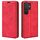 o Custodia in pelle con ventosa magnetica retro-skin per Samsung Galaxy S25 Ultra 5G (rossa) o Custodia in pelle con ventosa magnetica retro-skin per Samsung Galaxy S25 Ultra 5G (rossa)