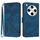 Per OPPO Find X8 Pro Line Pattern Custodia in pelle con effetto pelle (blu reale) Per OPPO Find X8 Pro Line Pattern Custodia in pelle con effetto pelle (blu reale)