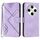 Per OPPO Find X8 Pro Line Pattern Custodia in pelle con motivo Skin Feel (viola chiaro) Per OPPO Find X8 Pro Line Pattern Custodia in pelle con motivo Skin Feel (viola chiaro)