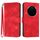 Custodia per telefono in pelle con motivo a linee per Honor Magic7 Pro (rosso) Custodia per telefono in pelle con motivo a linee per Honor Magic7 Pro (rosso)