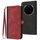 Custodia in pelle per telefono con cinturino a doppia piega e fibbia laterale per Honor Magic7 (rosso) Custodia in pelle per telefono con cinturino a doppia piega e fibbia laterale per Honor Magic7 (rosso)