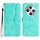 Per OPPO Find X8 Custodia per telefono in pelle con motivo a cuore (azzurro chiaro) Per OPPO Find X8 Custodia per telefono in pelle con motivo a cuore (azzurro chiaro)