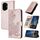 Custodia per telefono in pelle con motivo a fiore di Datura per Honor 300 (oro rosa) Custodia per telefono in pelle con motivo a fiore di Datura per Honor 300 (oro rosa)