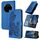 Custodia per telefono in pelle con motivo a fiori di Datura per Honor Magic7 (blu) Custodia per telefono in pelle con motivo a fiori di Datura per Honor Magic7 (blu)