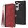 Per vivo Y300 / vivo V40 Lite 4G / 5G IDN Custodia in pelle con cinturino a doppia piega con fibbia laterale (rosso)