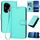 Per Honor 300 Pro / Honor 300 Ultra YX0070 Custodia in pelle con fibbia in fibra di carbonio e cordino (azzurro chiaro) Per Honor 300 Pro / Honor 300 Ultra YX0070 Custodia in pelle con fibbia in fibra di carbonio e cordino (azzurro chiaro)