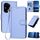 Per Honor 300 Pro / Honor 300 Ultra YX0070 Custodia in pelle con fibbia in fibra di carbonio e cordino (viola chiaro) Per Honor 300 Pro / Honor 300 Ultra YX0070 Custodia in pelle con fibbia in fibra di carbonio e cordino (viola chiaro)