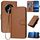 Custodia per telefono in pelle con fibbia in fibra di carbonio per Honor Magic7 YX0070 con cordino (caffè) Custodia per telefono in pelle con fibbia in fibra di carbonio per Honor Magic7 YX0070 con cordino (caffè)