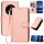 Custodia per telefono in pelle con fibbia in fibra di carbonio per Honor Magic7 YX0070 con cordino (rosa) Custodia per telefono in pelle con fibbia in fibra di carbonio per Honor Magic7 YX0070 con cordino (rosa)