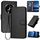 Per Honor Magic7 Pro YX0070 Custodia in pelle con fibbia in fibra di carbonio e cordino (nero) Per Honor Magic7 Pro YX0070 Custodia in pelle con fibbia in fibra di carbonio e cordino (nero)