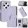 Per OPPO Find X8 Pro Custodia in pelle con fibbia a motivo triangolare (viola chiaro) Per OPPO Find X8 Pro Custodia in pelle con fibbia a motivo triangolare (viola chiaro)