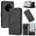 Custodia per telefono in pelle con fibbia a triangolo per Honor Magic7 (nero) Custodia per telefono in pelle con fibbia a triangolo per Honor Magic7 (nero)