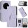 Custodia per telefono in pelle con fibbia a triangolo For Honor Magic7 (viola chiaro) Custodia per telefono in pelle con fibbia a triangolo For Honor Magic7 (viola chiaro)