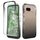 Per Google Pixel 8a Custodia antiurto trasparente sfumata in PC + TPU per telefono (nero)