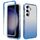 Per Samsung Galaxy S24 5G Custodia antiurto trasparente sfumata in PC + TPU per telefono (blu) Per Samsung Galaxy S24 5G Custodia antiurto trasparente sfumata in PC + TPU per telefono (blu)