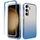 Per Samsung Galaxy S24+ 5G Custodia antiurto trasparente sfumata in PC + TPU per telefono (blu) Per Samsung Galaxy S24+ 5G Custodia antiurto trasparente sfumata in PC + TPU per telefono (blu)