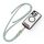 DUX DUCIS Garden Series Tile Pattern Lanyard regolabile per telefono a tracolla (verde chiaro) DUX DUCIS Garden Series Tile Pattern Lanyard regolabile per telefono a tracolla (verde chiaro)