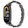 Per Xiaomi Smart Band 9/8 Braccialetto con diamanti a quattro petali in metallo (nero) Per Xiaomi Smart Band 9/8 Braccialetto con diamanti a quattro petali in metallo (nero)