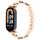 Per Xiaomi Smart Band 9/8 Braccialetto con diamanti a quattro petali in metallo (oro rosa) Per Xiaomi Smart Band 9/8 Braccialetto con diamanti a quattro petali in metallo (oro rosa)