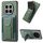 Custodia per telefono con supporto elastico pieghevole in fibra di carbonio per Honor Magic7 Pro (verde) Custodia per telefono con supporto elastico pieghevole in fibra di carbonio per Honor Magic7 Pro (verde)