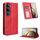 Per vivo V40 Lite 4G / 5G IDN Custodia per telefono in pelle con fibbia magnetica e texture retrò (rosso) Per vivo V40 Lite 4G / 5G IDN Custodia per telefono in pelle con fibbia magnetica e texture retrò (rosso)