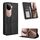 Per vivo V40e 5G / iQOO Z9S 5G Custodia per telefono in pelle con fibbia magnetica e texture retrò (nero) Per vivo V40e 5G / iQOO Z9S 5G Custodia per telefono in pelle con fibbia magnetica e texture retrò (nero)