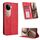 Per vivo V40e 5G / iQOO Z9S 5G Custodia per telefono in pelle con fibbia magnetica e texture retrò (rosso) Per vivo V40e 5G / iQOO Z9S 5G Custodia per telefono in pelle con fibbia magnetica e texture retrò (rosso)