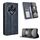 Per Tecno Spark 30 4G Custodia per telefono in pelle con fibbia magnetica e texture retrò (blu)