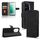 Custodia per telefono in pelle magnetica con chiusura magnetica per Honor 300 Pro (nera) Custodia per telefono in pelle magnetica con chiusura magnetica per Honor 300 Pro (nera)
