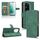 Custodia per telefono in pelle magnetica con chiusura magnetica per Honor 300 Pro (verde) Custodia per telefono in pelle magnetica con chiusura magnetica per Honor 300 Pro (verde)