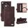 Per OPPO Find X8 Custodia in pelle con chiusura magnetica (marrone)