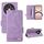 Per OPPO Find X8 Custodia in pelle con chiusura magnetica (viola)