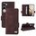 Per vivo V40 Lite 5G / Y300 5G IDN Custodia in pelle con chiusura magnetica (marrone) Per vivo V40 Lite 5G / Y300 5G IDN Custodia in pelle con chiusura magnetica (marrone)