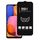 Per Samsung Galaxy A20s Pellicola in vetro temperato a schermo intero con grande arco in alluminio Per Samsung Galaxy A20s Pellicola in vetro temperato a schermo intero con grande arco in alluminio