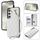 Per Samsung Galaxy S24 FE 5G Rhombic Dual Buckle Card Slots Custodia per telefono con cordino (bianco) Per Samsung Galaxy S24 FE 5G Rhombic Dual Buckle Card Slots Custodia per telefono con cordino (bianco)