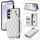 Per Samsung Galaxy S23+ 5G Rhombic Dual Buckle Card Slots Custodia per telefono con cordino (bianco) Per Samsung Galaxy S23+ 5G Rhombic Dual Buckle Card Slots Custodia per telefono con cordino (bianco)