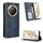Per Honor X60 Pro 5G / X9C 5G Custodia per telefono in pelle con fibbia magnetica e texture retrò (blu)