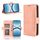 Per OPPO Find X8 Custodia in pelle con slot per schede e texture in vitello (rosa) Per OPPO Find X8 Custodia in pelle con slot per schede e texture in vitello (rosa)