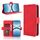 Per OPPO Find X8 Custodia in pelle con slot per schede e texture in vitello (rosso)