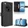 Per OPPO Find X8 Custodia in pelle con texture a diamante (nero)