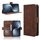 Custodia per telefono in pelle con slot per schede e texture in vitello per Honor Magic7 Pro (marrone) Custodia per telefono in pelle con slot per schede e texture in vitello per Honor Magic7 Pro (marrone)