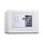 17E Home Mini cassetta di sicurezza elettronica per armadietto a muro con cassetta di sicurezza senza funzione a gettoni (bianca) 17E Home Mini cassetta di sicurezza elettronica per armadietto a muro con cassetta di sicurezza senza funzione a gettoni (bianca)