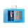 17E Home Mini Cassetta di sicurezza elettronica Cassetta di sicurezza per armadietto a muro con funzione a gettoni (blu)