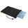 HAWEEL Borsa con coulisse in rete di nylon con cordino per tablet con schermo fino a 7,9 pollici, dimensioni: 24 cm x 16 cm (nero) HAWEEL Borsa con coulisse in rete di nylon con cordino per tablet con schermo fino a 7,9 pollici, dimensioni: 24 cm x 16 cm (nero)