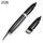 Disco flash USB stile penna 2 in 1, nero (2 GB)
